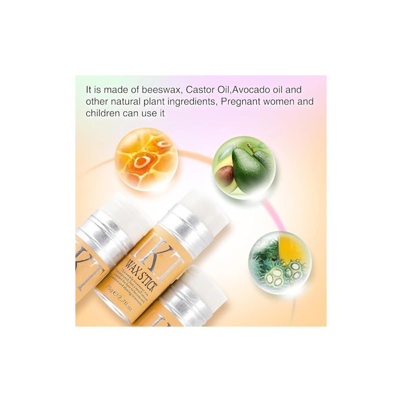 Barra de Cera Para Facilitar el Peinado Del Cabello, Control