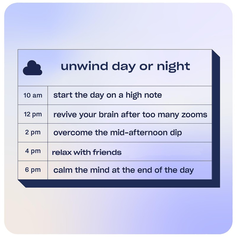 Recess Mood Magnesium & Adaptogen Drink, Calming Relaxation Beverage, 12