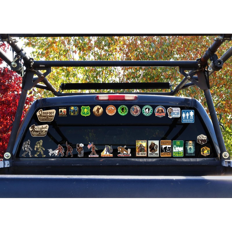 SQUATCH METALWORKS Vinyl Sticker - Sasquatch Decal - Bigfoot Bumper