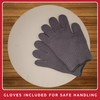 Maverick Pizza Stone with Gloves for Grill Oven 15 Inch