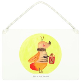 Mr. & Mrs. Panda DIN A4 Decorative Sign Fireflies - Gift, Love Saying, Animals, Wooden Sign, Marriage Proposal, Wall Sign, Funny Sayings, Good Mood