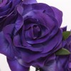Gothic Lolita Rose Flower Headband Punk Crown HairBands (purple)