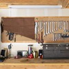 GiantGo Heavy Duty Waxed Canvas Tool Roll Bag with 16