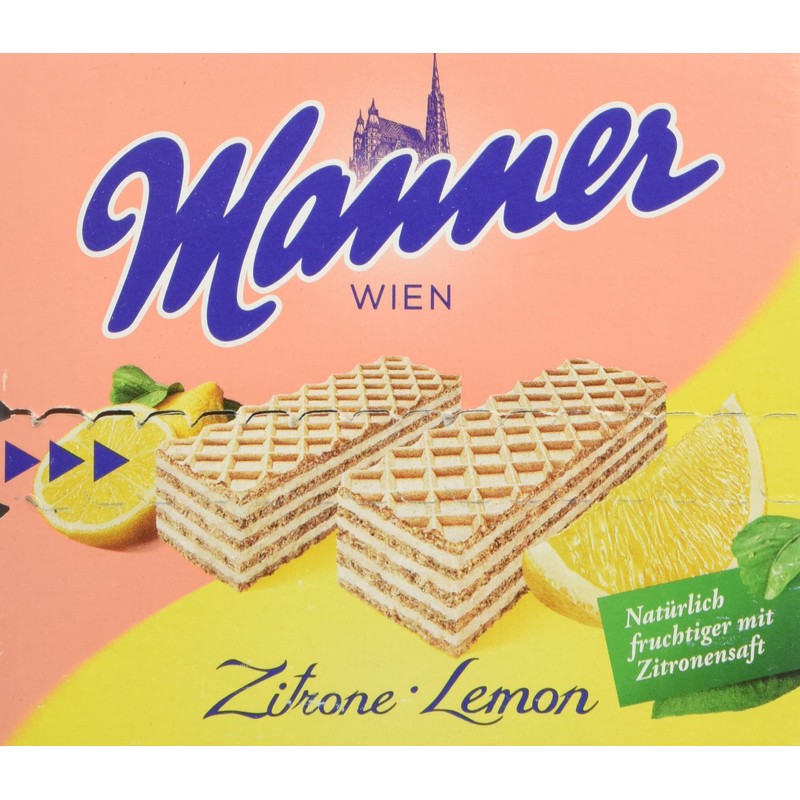Manner Lemon Wafers, 2.54 Ounce (Pack of 12)