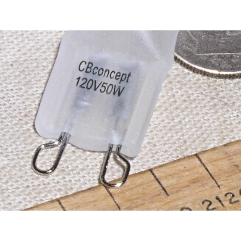 CBCONCEPT NEW CB CONCEPT FROSTED WHITE HALOGEN LIGHT BULB 50