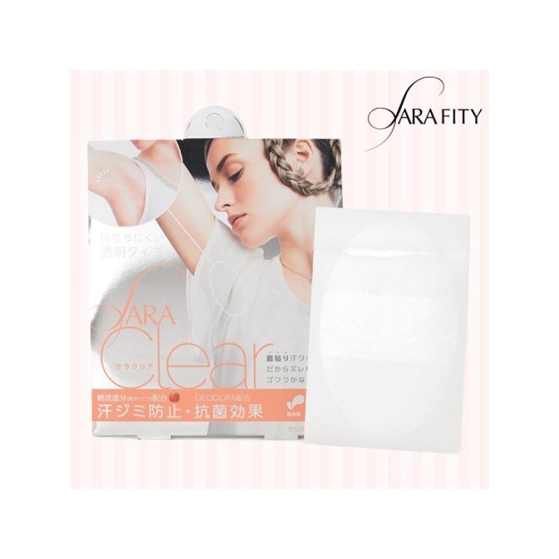Cozit Saraclear 10-sheet Underarm Sweat Transparent Pad Patch Sleeveless /