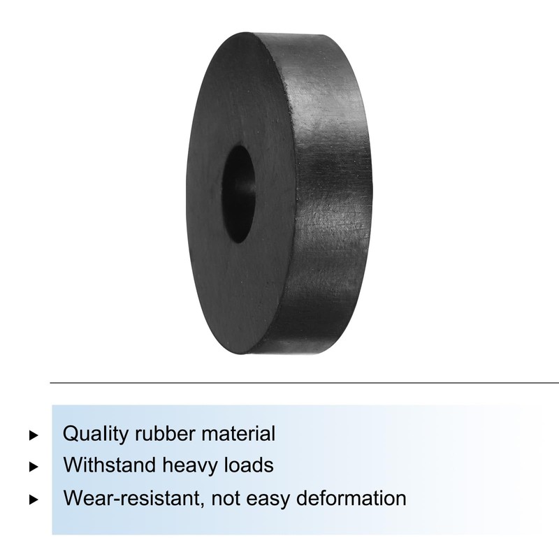 QUARKZMAN Pack of 8 Rubber Washers Rubber Spacer 40 mm