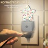 Star Heart Rainbow Night Lights Plug into Wall Lamp Smart
