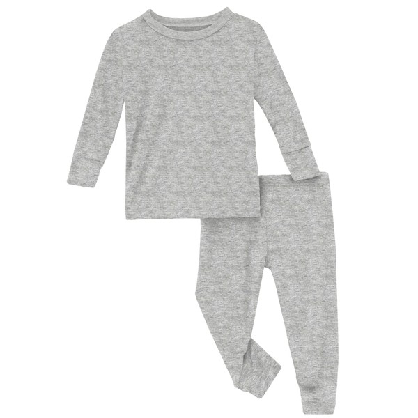 KicKee Long Sleeve Pajama Set, Ultra Soft and Snug Fitting