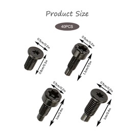Rumyve Ring Doorbell Replacement Security Screws,40 Ring Doorbell T6 and T15 Security Accessories Replacement Screws, Visual Doorbell