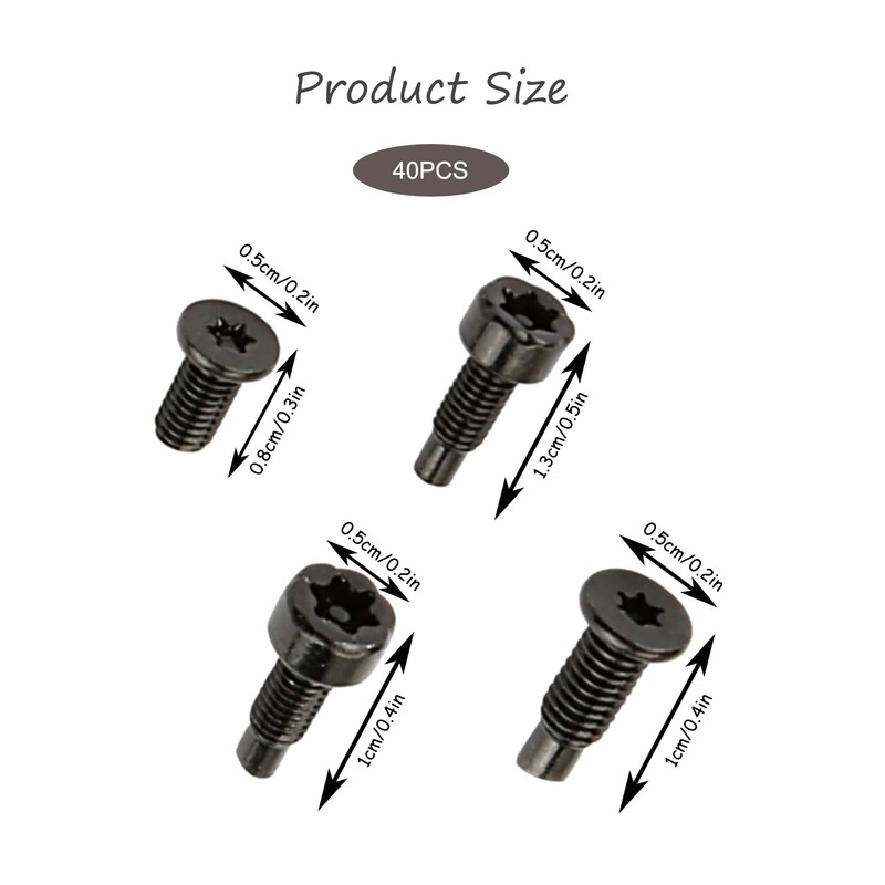 Rumyve Ring Doorbell Replacement Security Screws,40 Ring Doorbell T6 and