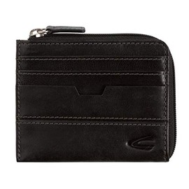 camel active Tokyo Credit Card Case, 10 cm, Black (Schwarz)