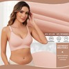 VXVGER Wireless Bras for Women T Shirt Bra Soft No