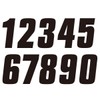 FACTORY EFFEX D0455 Factory Numbers 3 Pack "7" 10cm Black