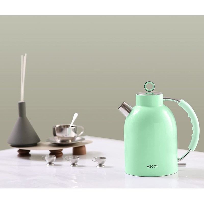 ASCOT Electric Kettle, Stainless Steel Electric Tea Kettle Gifts for