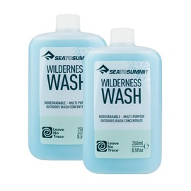 Sea to Summit Wilderness Wash Liquid Camp Soap, 2-Pack (2 x 250ml Bottles)