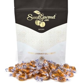 SweetGourmet Sugar-Free Butterscotch Buttons Hard Candy, 1 Pound, Fat-Free, Gluten-Free, 90 Pieces