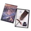 Calligraphy Feather Pen Set Writing Quill Pen with Ink, Vintage