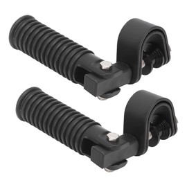 1 Pair 7-1/2in Motorcycle Foot Pegs Strong Corrosion-proof Foot Pegs for Motorcycle With 25mm/1in Highway Engine Crash Bar Guards(black)