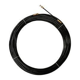 Nylon Fish Tape Black Diameter 4 mm 25 m with Interchangeable Connections