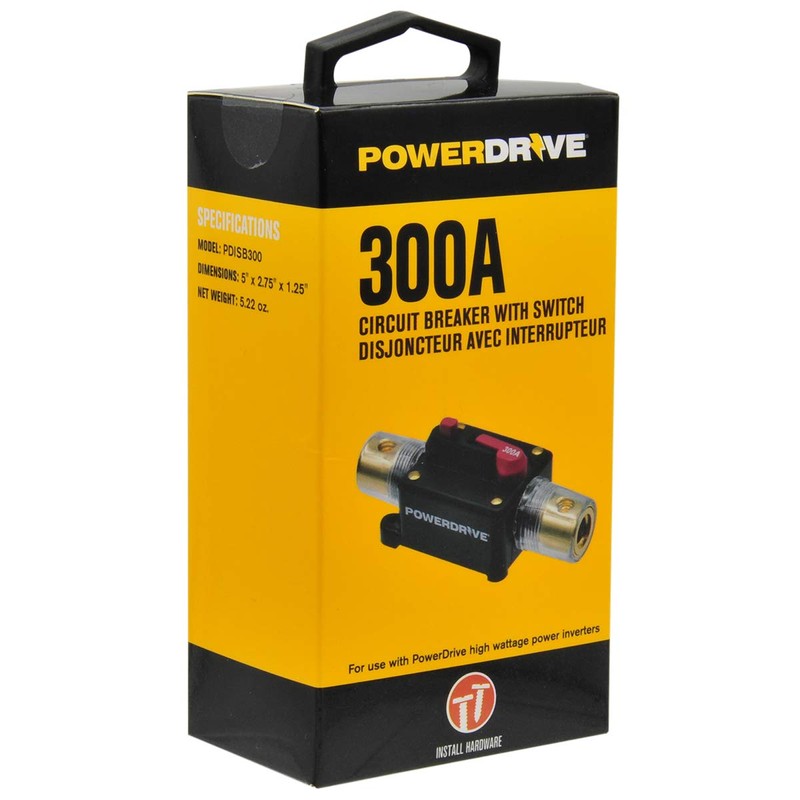 PowerDrive Interruptor de Circuito de 300 amperios con Interruptor