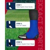 Exxact Sports Football Spats Cleat Covers - Royal Blue for