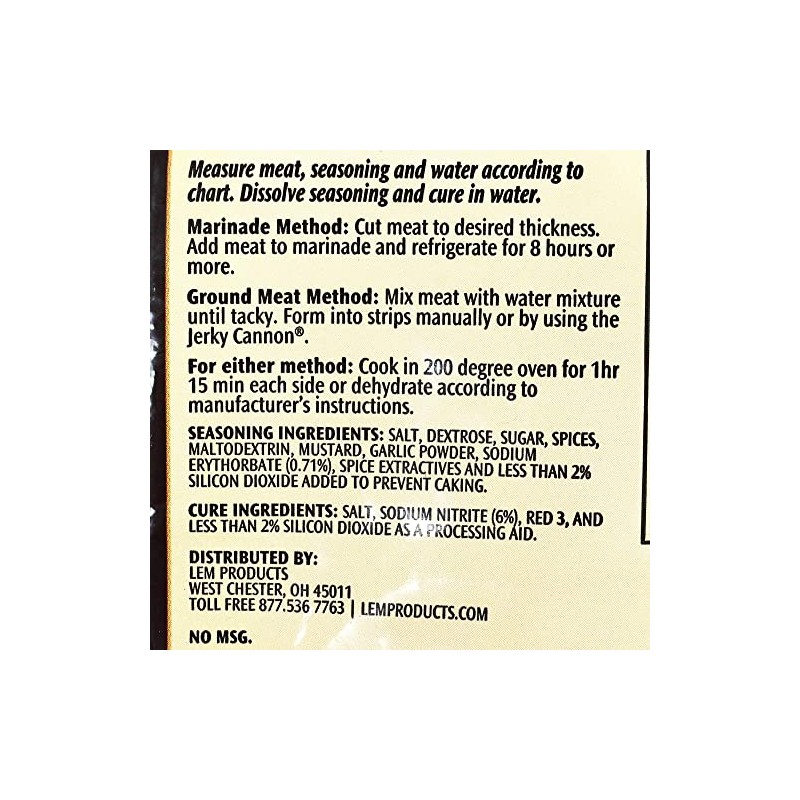LEM Backwoods Cracked Pepper Jerky Seasoning, 5.6 oz.