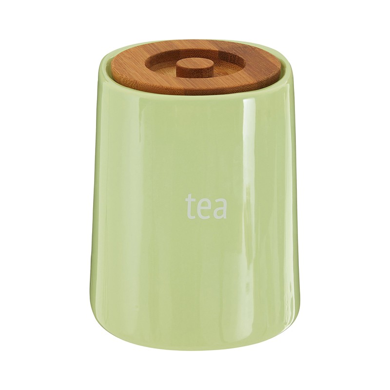 Premier Housewares Tea Canister, Container, Dolomite - Green