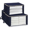 4CONVY Solid, Foldable Clothes Storage Box with Zipper - [2024