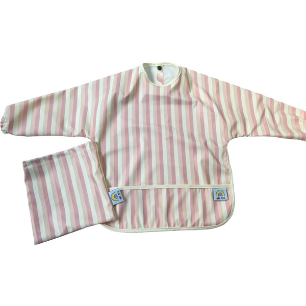 ARI MES Long Sleeves Waterproof Baby Bibs for Eating -