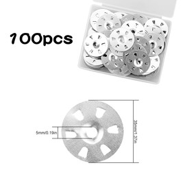 100PCS 35MM Diameter Easy Fix Washers Jagowa Tile Backer Board Washers For Insulation Thermoboard Backer Boards