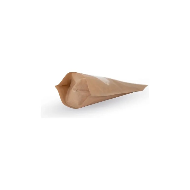 Bolsa Sup 454g - Apariencia Kraft Con Ventana - $x100