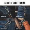 KeyUnity Titanium 2 in 1 EDC Keychain Clip Multitool, Carabiner