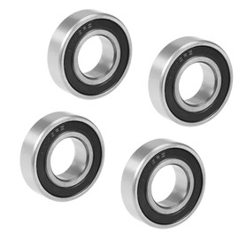 ACROPIX 6003-2RS Double Shielded Deep Groove Ball Bearings Silver Tone - Pack of 4