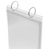 Operitacx 2pcs Pvc Flip Menu Display Stand Holder for Tabletop