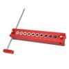 Hole Jig Wood Dowel Punch Locator 10 in 1 45°