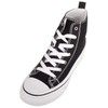 Womens High Top Canvas Lace Up Trainers Sneakers with Platform