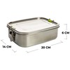 2friends Stainless Steel Lunch Box, Pack of 2 Lunch Boxes,