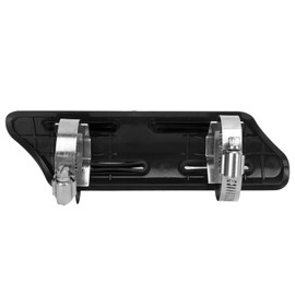 Exhaust Pipe Heat Protection ABS Universal Anti-scald Lightweight Stylish Design Exhaust Heat Protection for 4-Stroke Motorcycles ATV UTVs (Black)