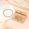 ORISPRE Granddaughter Gifts from Grandma, Bracelets for Teenage Teen Valentines