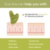 Contrybox Gua Sha Facial Tools, Jade Guasha Tool for Face