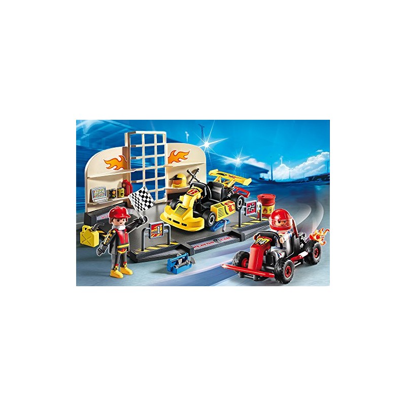 Playmobil 6869 City Action Go-Kart Garage StarterSet