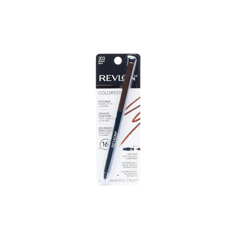 Revlon Colorstay Eyeliner, Brown, 2.8 g