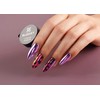 Bluesky Chrome Nail Powder Kit With Applicator Brush Metallic Gel