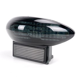 Motorcycle Smoked Lens LED Tail Light Brake Turn Signal Lamp Compatible with 1999-2007 Suzuki Hayabusa GSXR1300 & 2003-2006 Suzuki Katana 600/750