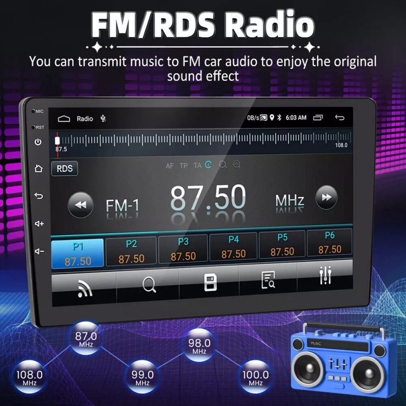 Unbranded For 2001-2004 Ford Mustang Great Upgrade Android Car Radio