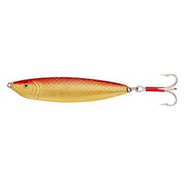 Solvkroken Stingsilda Pirk Gold Red Bait for Cod, Halibut & Pollock, Sea Bait for Norway, Iceland, Denmark, Weight/Length/Hook Size: 200 g - 14.3 cm - Size 6/0