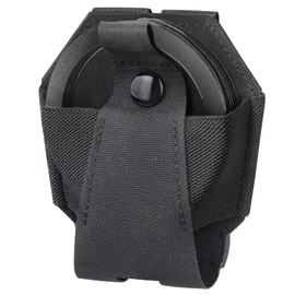 Handcuff Case Quick Release to Handcuffs, Molle Handcuff Pouch Fit Chain/Hinged/Folding Cuffs, Open Top Handcuffs Holder for Duty Belt/Police Vest, Cuff Case for Law Enforcement, Secure Attachment