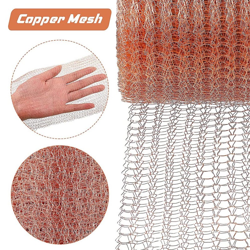 Sertay Copper Net, 5 x 23.6 Inch Copper Mesh Mesh,