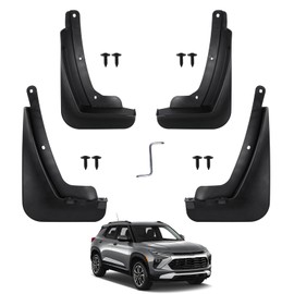 Peleus Upgraded Mud Flaps Mud Guards for Chevy Trailblazer 2021-2025 LS/LT/Activ(NOT FIT RS) Aerodynamic Mud Flaps Splash Guards Fenders for Chevy Trailblazer Accessories Set of 4 Mudguards Mudflaps